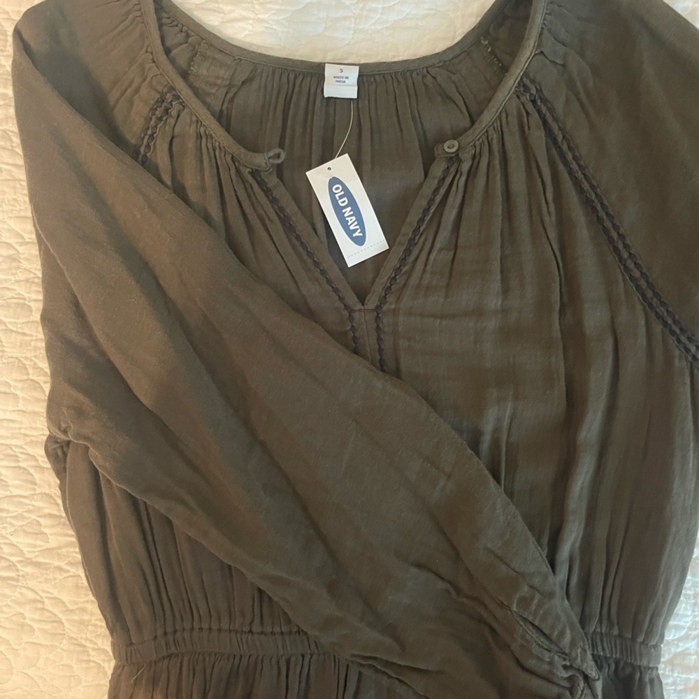 Old Navy dress green